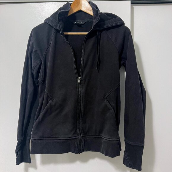 Athleta Black Zip Hoodie - Picture 1 of 3